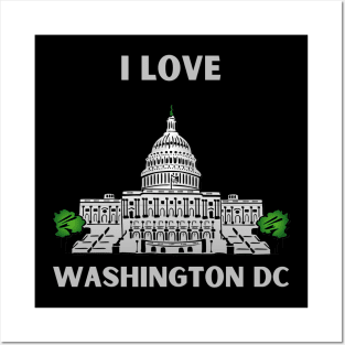 I love this city My home Washington DC USA city tall monument dc statehood Posters and Art